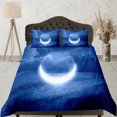 thumbnail image 1 of Luna creciente Noche Edredón Set Colcha de colores, dormitorio ropa de cama con, 1 of 4