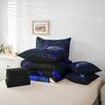 thumbnail image 6 of jejeloiu Racing Car Twin Bedding Sets 7-Piece,Extreme Sports Bedding Comforter Set,Navy Geometric Lines Sheet Sets For Child,Luxury Bedroom Decor Reversible, 6 of 8
