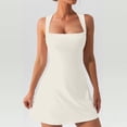 thumbnail image 4 of Women’s Square Neck A-Line Mini Dress Sleeveless Fit and Flare Casual Summer Skater Dress, 4 of 9
