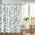 thumbnail image 6 of YUNAFFT Shower Curtain Liner, 4G PEVA Black and White Tree Flower Shower Liner, Plastic Waterproof Shower Curtains, 6 of 6