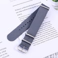 thumbnail image 3 of MasteelfCA Nylon Watch Strap Replacement Heavy Duty Watch Bands Woven Wristband Strap 18mm (Grey), 3 of 7