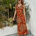 thumbnail image 3 of Paisley Print Vestido Sin Mangas Para Mujer, Traje De, Ropa De Cumpleaños, Verano, 3 of 5