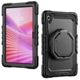 thumbnail image 2 of Case for Lenovo Tab 10.1 inch 2025 Release (TB-311FU/TB-311XU), 360 Rotating Stand Handle Pencil Holder Shoulder Strap Heavy Duty Shockproof Cover, Black, 2 of 7