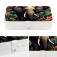thumbnail image 4 of Elephant PU Leather Bracelet Holder Jewelry Organizer Box with Removable Compartment - Portable Organize Storage Case, 4 of 6