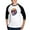 Black/White, variant on CafePress - Vibrant Melting Skull - Cotton Baseball Jersey, 3/4 Raglan Sleeve Shirt