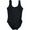 Black, variant on Kids One Piece Basic Camp Swimsuit (Pink Snake, Medium 10/12)