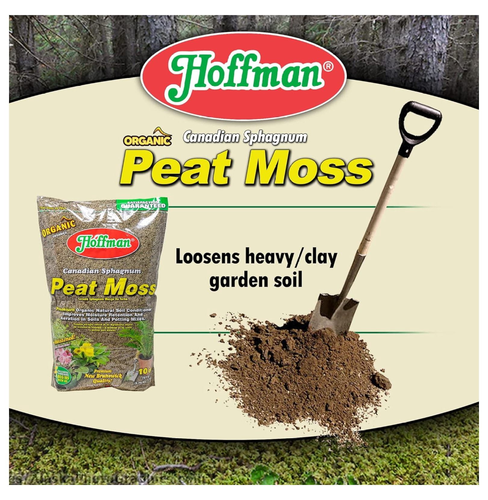 YOSITiuu 15503 Canadian Sphagnum Peat Moss, 10 Quarts (5-Pack)