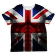 thumbnail image 1 of Halloween Union Jack British Flag Superhero Costume All Over Toddler T Shirt Multi 6T, 1 of 2