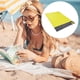 thumbnail image 2 of Soidarity Colchoneta de playa plegable, resistente al agua, a prueba de arena, manta para exteriores, almohadilla de arena colgante portátil Deportes acuáticos Amarillo, 2 of 6