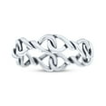 thumbnail image 2 of Attractive Infinity Celtic Knot Promise Oxidized Ring Band 925 Sterling Silver Size 5, 2 of 5