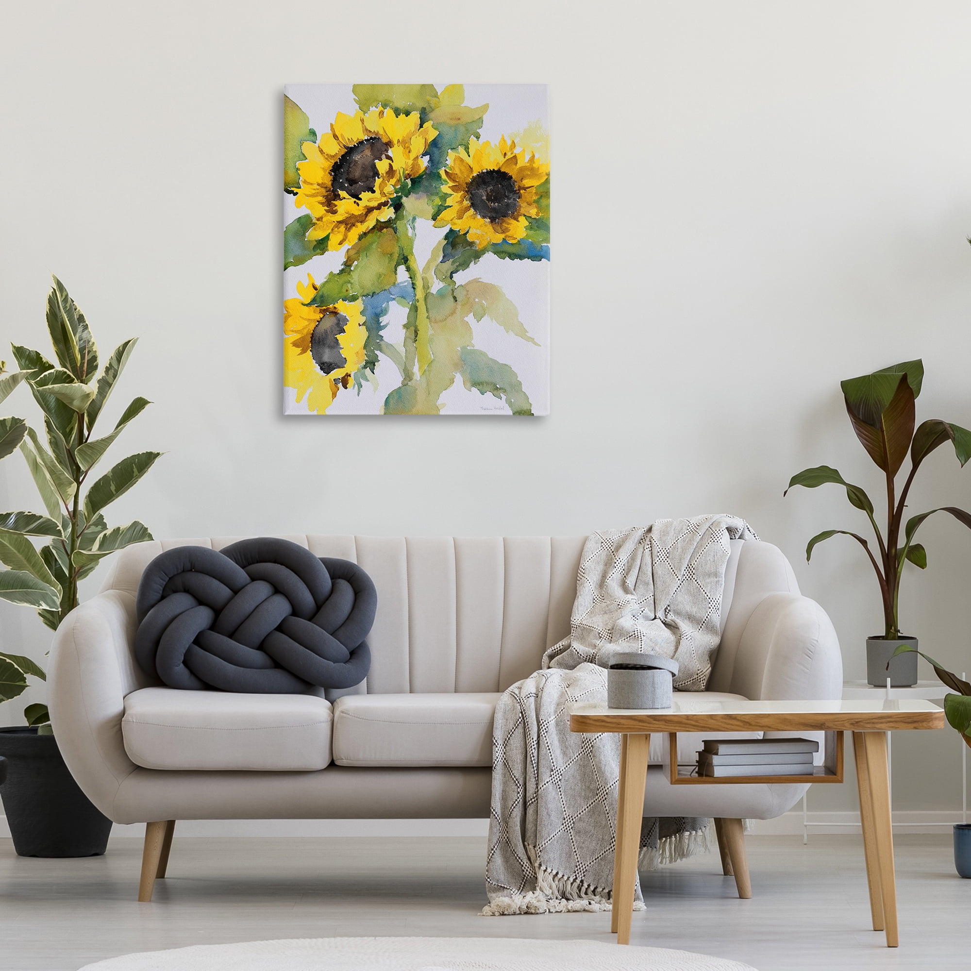 Stupell Industries Bright Blooming Bouquet Botanical & Floral Painting Gallery Wrapped Canvas Art Print Wall Art, 30 x 40