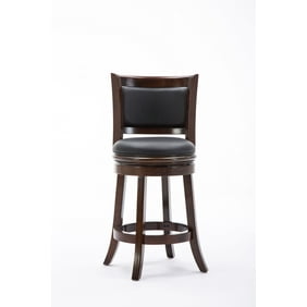 Featured image of post Linon Vega 24 Counter Stool Dark brown cushioned bar stool