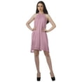 thumbnail image 2 of Moomaya Sleeveless Rayon Printed Halter Dresses Women Short Tank Summer Dress, 2 of 4