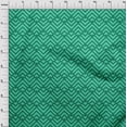 thumbnail image 4 of oneOone Velvet Sea Green Fabric Geometric Craft Projects Decor Fabric Printed By The Yard 58 Inch Wide, 4 of 5