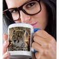 thumbnail image 2 of 3drose, South Africa, Close-up of Cheetahs, 15oz Two-tone Blue Mug, 2 of 6
