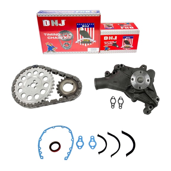 DNJ TK3104DWP Timing Chain Kit with Water Pump Fits Cars & Trucks 87-88 Chevrolet 5.0L V8 OHV