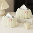 thumbnail image 5 of Tissue Box Cover Fmlxio Pumpkin Spring Tissue Box Home Drawn Paper Box Office Living Room Elegant Cream Style Soft Tissue Storage Box Clearance Under $5, 5 of 6