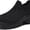 All black, variant on Women's Slip-On Walking Shoes - Breathable Mesh Sneakers with Comfort Cushion for All-Day Wear and Leisure