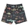 thumbnail image 2 of Kids' Beach Pants Comfortable Swim Trunks Marine Life Pattern Shorts for Pool Vacation and Lounge Wear 2T, 2 of 8