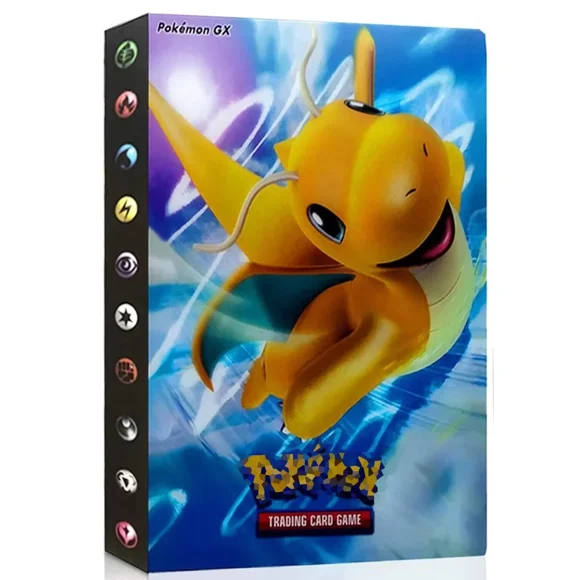 Trading Card Binder,4-Pocket Card Binder, Collection 240 Standard Cards,Trading Card Book is Gifts for Boys and Girls(GD4)