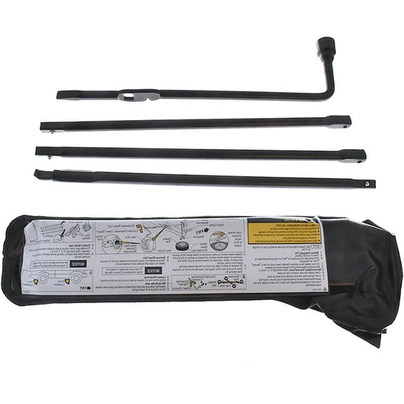 waltyotur Jack Spare Lug Wrench Tire Tool Kit Replacement for Chevy Silverado 1500 GMC Sierra 2000 2001 2002 2003 2004 2005 2006 2007 2008 2009 2010 2011 2012 2013 2014