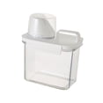 thumbnail image 3 of Dispensador de polvo de Lavandería Frijoles Barriles de a prueba de fugas Portátil con asa superior Organización de despensa transparente Botes 1100ml, 3 of 9