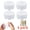Clear - 4 Pack, variant on 2Pack Silicone Flower Arranging Grid, Reusable Floral Grid, Flexible Flower Holder for Vases, Multi-Hole Floral Spiky Base for Bouquet & DIY Floral Decor, Floral Display Arranger Tool