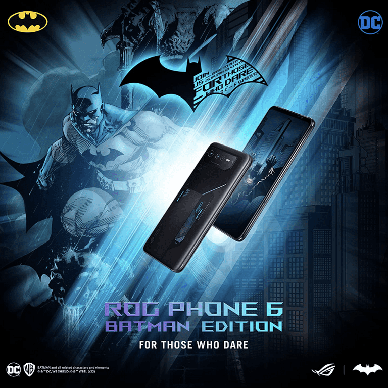 ASUS ROG Phone 6 Batman Edition, 6.78 FHD+ 2448x1080 165Hz, 50MP