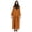 Orange, variant on Bimba Islamic Long Dress With Printed Hijab Scarf Rayon Abaya Maxi Clothes For Muslim Women