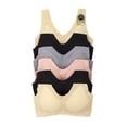 thumbnail image 1 of Paquete de Tops Adda Lingerie  Modelo Aurelia, Estilo sin costuras, Colores surtidos, 1 of 5