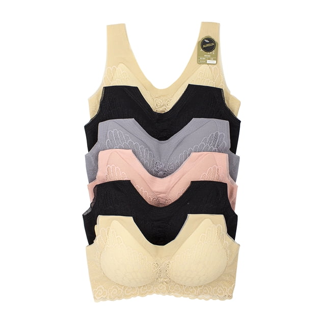 Paquete de Tops Adda Lingerie Modelo Aurelia, Estilo sin costuras, Colores surtidos