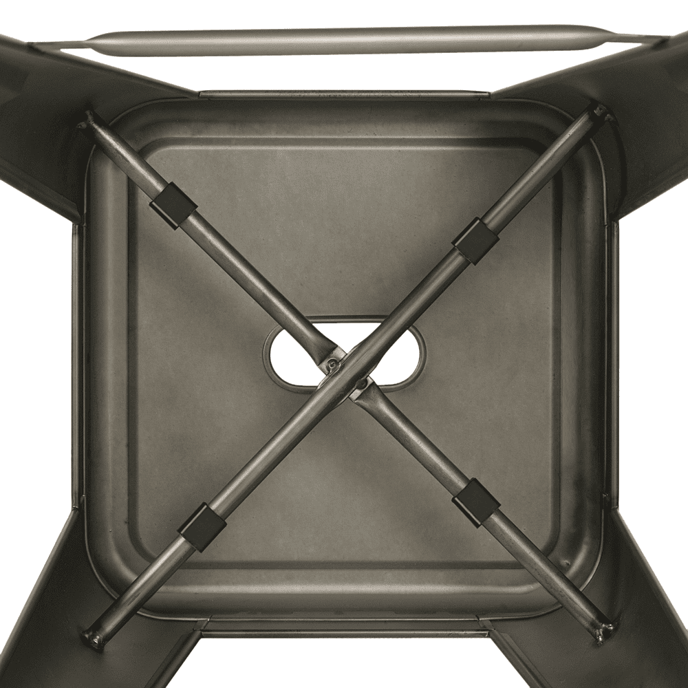 Yaheetech Set of 4 Stackable Metal Bar Stools for Dining Room, Metal