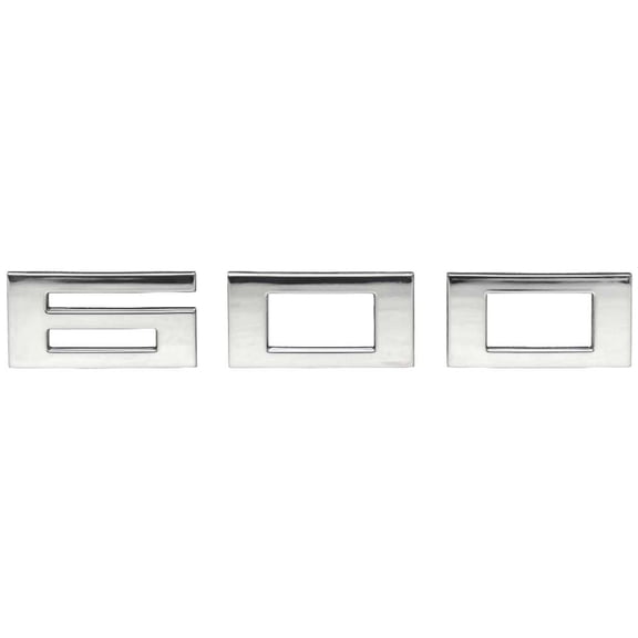 Marquis Boat Emblem Decal Sticker | Raised 600 Silver