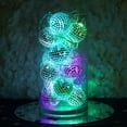 thumbnail image 5 of Efavormart 6FT - 10 Color Changing Battery Operated Disco Mirror Ball LED String Lights for Wedding Bridal Decor, Party Cake Table, Garden Party, 5 of 9