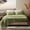 Green, variant on Sleep Zone Twin Sheets Set - 3 Piece Bedding - Jersey Knit Cooling Sheet Set - Soft and Fade Resistant - Easy Care - Deep Pocket (Twin,White)