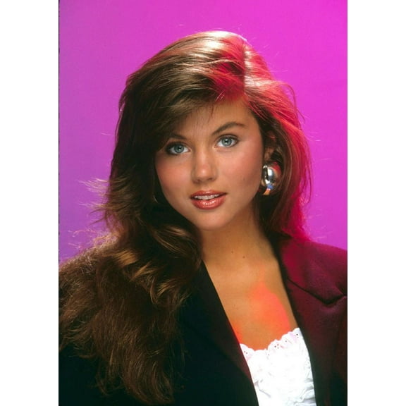 Tifanni Amber Thiessen playing the character Kelly Kapowski on SAVED BY THE BELL, Ron Wolfson Photo Studio, Studio City, CA, August 18, 1990. *Exclusive* ph: Ron Wolfson / (Tiffani Amber Thiessen 1)
