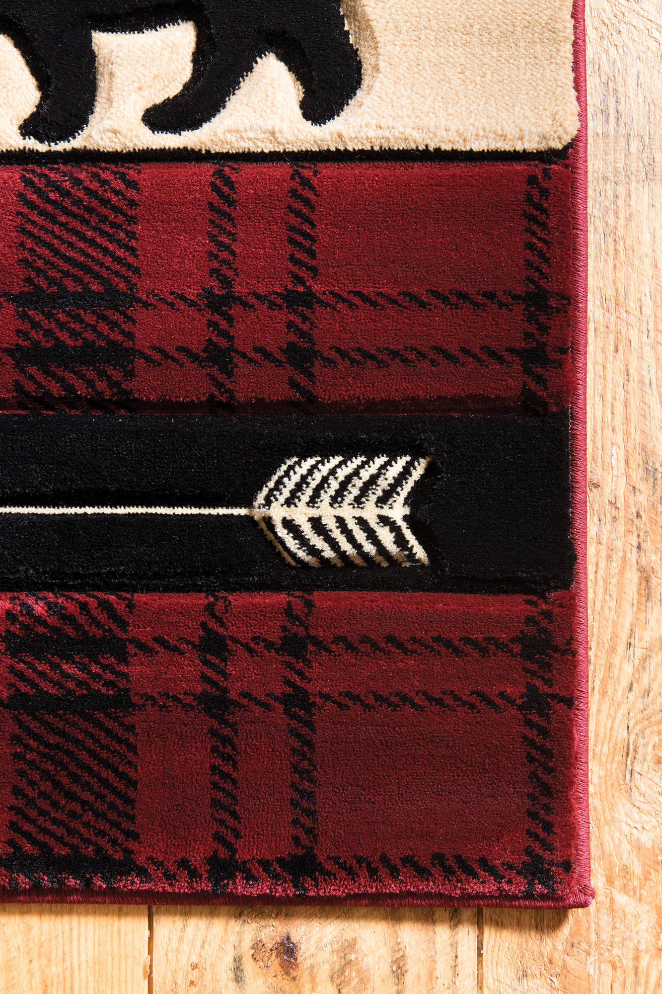 United Weavers of America Lodge Plaid Loomed Area Rug, 1.83' x 2.67'