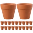 thumbnail image 2 of 20 piezas macetas de terracota mini macetas de terracota macetas de jardín pequeñas macetas de terracota a granel pequeñas macetas de terracota, 2 of 5