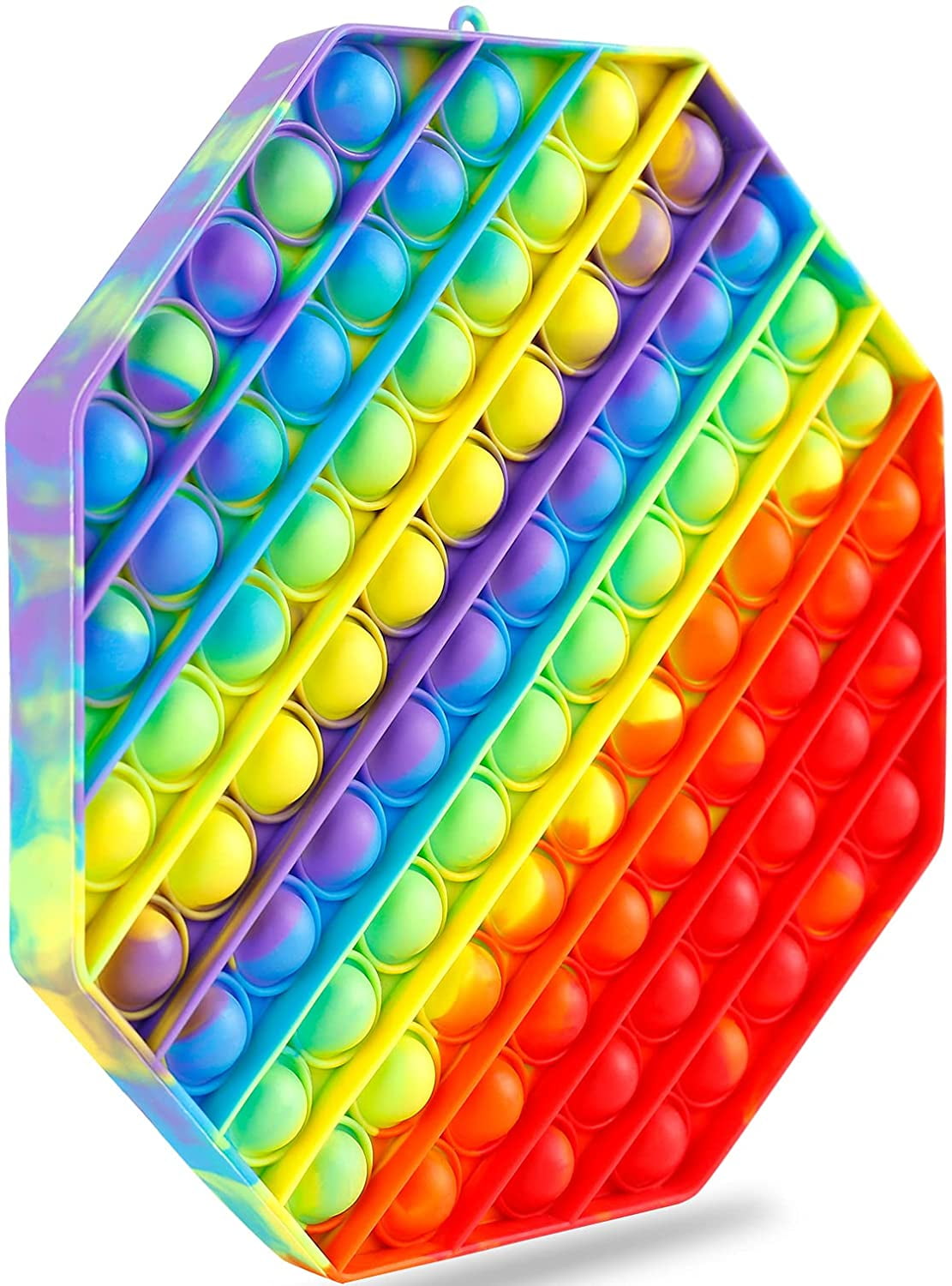 Pop Poppers It Its Fidget Sensory Toys, Kids Girls Rainbow Push Bubble Popit Popits Poppet Itâs
