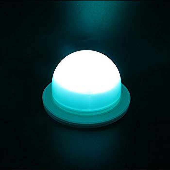 RGB 16 Color Options Remote Control Chargable Under Table Light, Outdoor Indoor Wireless Remote Control LED Garden Corridor Night Light, for Home, Wedding Decor - image 3 of 4