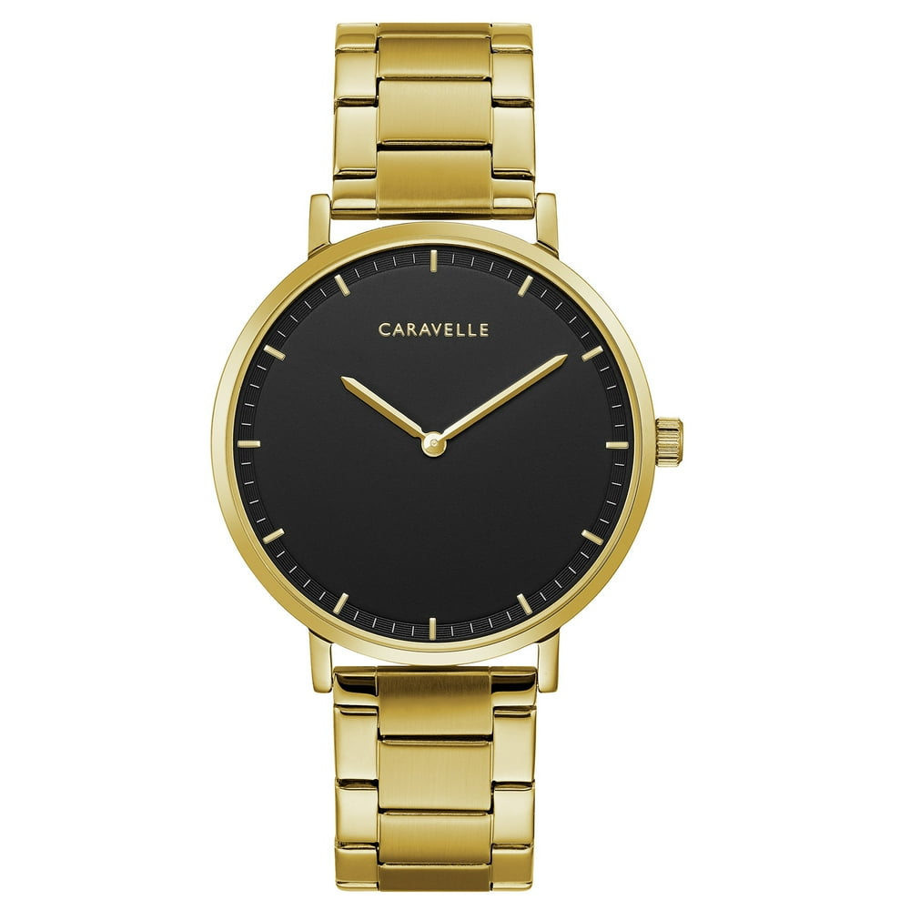 CARAVELLE Designed by Bulova - Caravelle Designed By Bulova Men's Gold