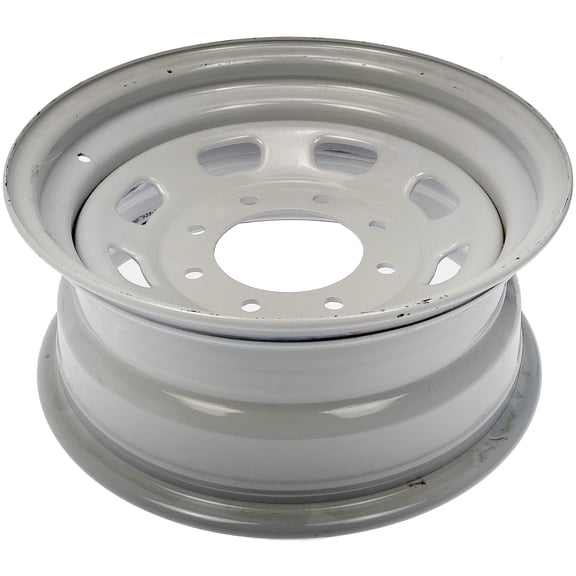 Dorman 939-172 Steel 16" Wheel Rim 16 x 7-inch 8-Lug Silver, for Specific Ford Models
