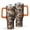 Dark-orange, variant on Camouflage 40oz Tumbler– Stainless Steel Insulated Tumbler with Handle and Straw, Large Capacity Travel Cup for Hot & Cold Drinks
