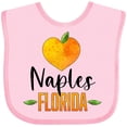 thumbnail image 3 of Inktastic Naples Florida Orange in Heart Boys or Girls Baby Bib, 3 of 4