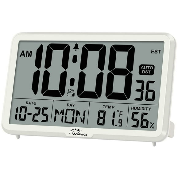 Reloj Digital de Pared WallarGe CL6002 Autoajustable con Temperatura