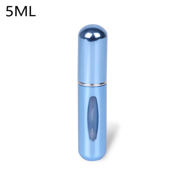 5ml Botella De Perfume Spray Mini Portátil Recargable Atomizador De Aluminio Contenedor De Recarga Contenedores Cosméticos De Viaje huangjie unisex