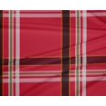 thumbnail image 4 of oneOone Polyester Lycra Bright Red Fabric Madras Check Sewing Material Print Fabric By The Yard 56 Inch Wide, 4 of 4