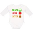 thumbnail image 3 of Inktastic Hanukkah Funny Latke Boys or Girls Long Sleeve Baby Bodysuit, 3 of 5
