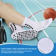 thumbnail image 4 of 3 Pairs Kids Grip Soccer Socks Cushioned Non Slip Football Athletic Sports Socks for Boys Girls, 4 of 7