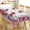 Camion Rose, variante sur Nappe Rectangulaire de Camion Gnome de la Saint-Valentin 60 x 84 Pouces, Nappe Décorative à Carreaux Cœur d'Amour Rose et Rouge, Housse de Table de Salle à Manger, Décoration pour Anniversaire, Mariage, Fête, Souper, Pique-Nique